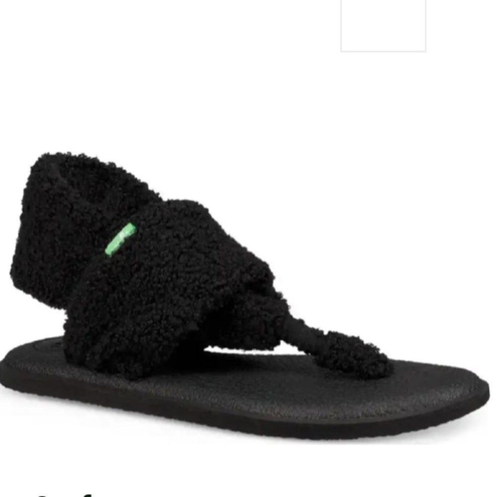 NWT Sanuk Yoga Sling Back 2 Chill Size 7 in Black